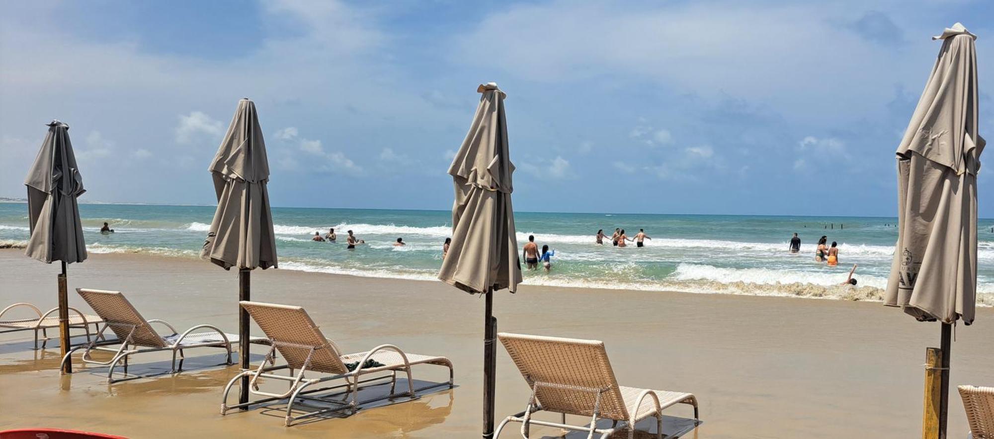Apartamento Inteiro A 100 Metros Da Praia Fortaleza  Exterior photo